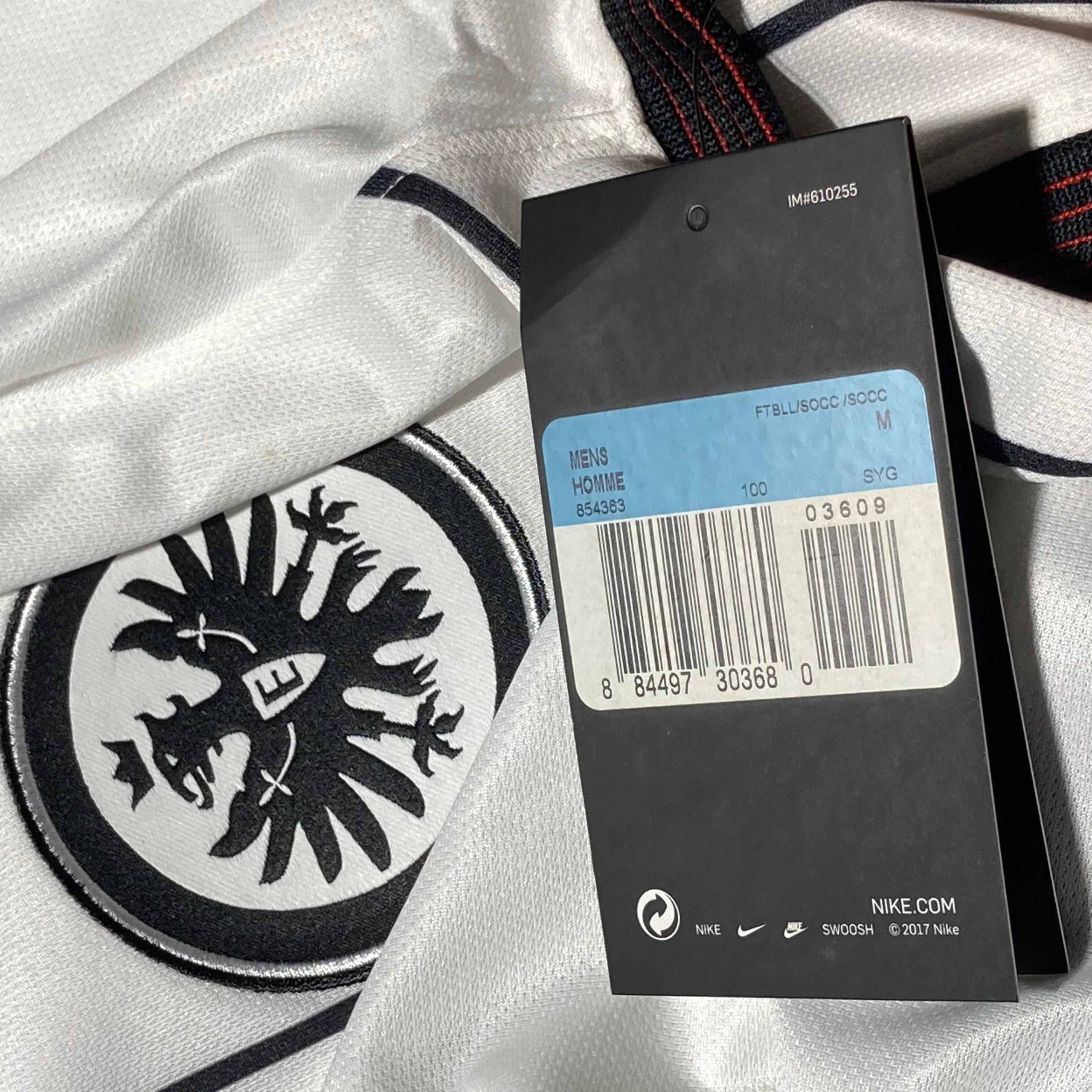 2017-18 Eintracht Frankfurt Home Nike 854363-100 tag price