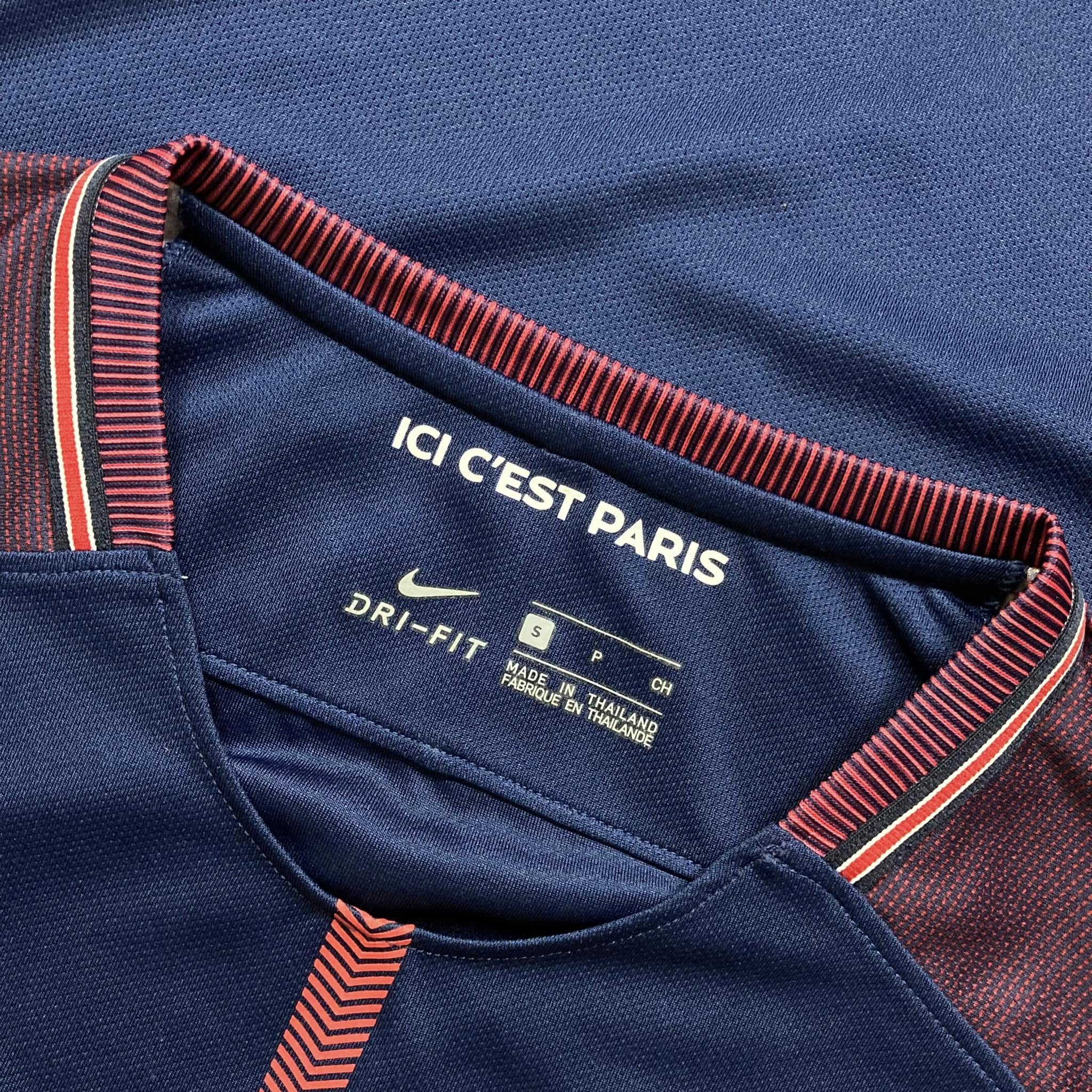 2017-18 Paris Saint Germain Home Nike 847269-429 size info
