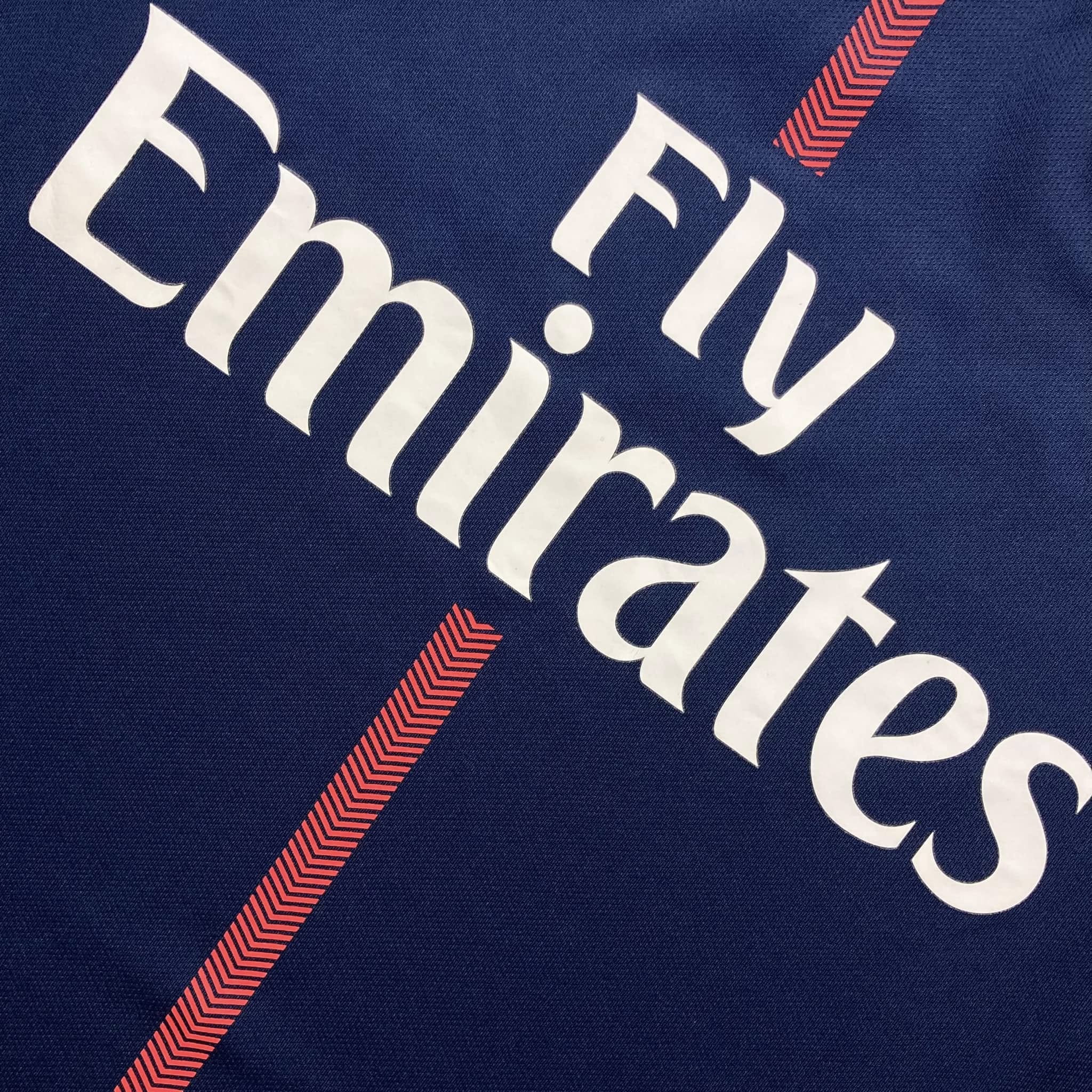 2017-18 Paris Saint Germain Home Nike 847269-429 sponsor