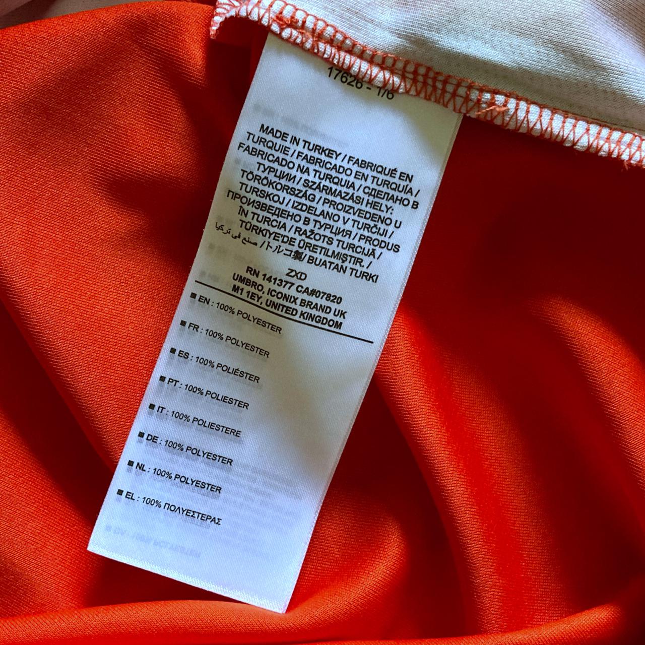 2022-23 Luton Town Home Umbro 97413U washtag